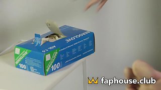 This steamy couple's love making-toy play is simply divine