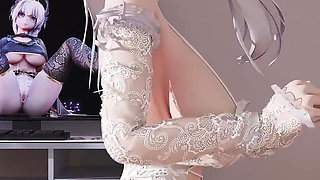 Weak Phone Number Hollow Bride Erotic Wedding Dress Black Silk Fishnet Stockings