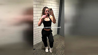 18yo Slut Virgin Fucked Raw Live Gym Fail