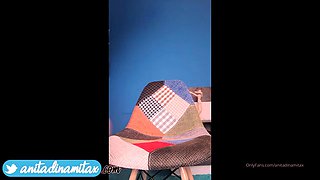 Sexy teen ebony solo toy masturbation