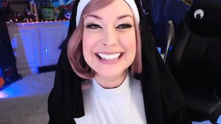 Amateur striptease and Solo masturbation