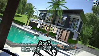 Italian Wife Anal Pool Party - Horny Slut Gets Anal Orgasm in 4K HD