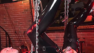 Extreme Anal Fisting Ft German Latex Mistress Lady Electra Maz Morbid