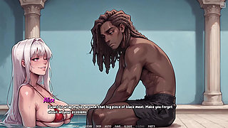 She Slurps BBC by the Pool - Shadows of Ambition 29 - Animated Cartoon Porn Game
