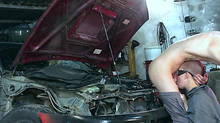 Sexy Mechanic Vilu Vidish Gets Pounded Toyota Ae101