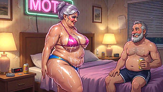 Horny Motel Couple Animations