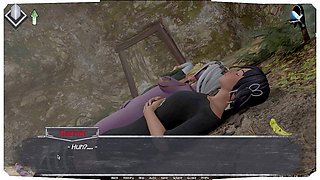 POV cowgirl cartoon sex with internal ejaculation and big tits from Gamerdark10