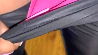 Walking Around Desperate for Pee Pissing on My Pants