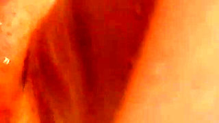 Brunette Babe Masturbates Wildly with Kitchen Faucet to Explosive Orgasm