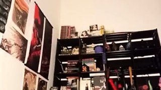 Hairy skinny camgirl MirianaB big transparent ball full