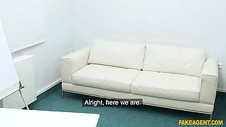 Full flick - stellar blonde banged on the audition couch - faux agent
