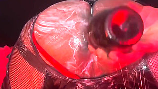 Super Horny Femboy Takes a Creamy Ride on Sex Toy - Surprise Fisting Moment