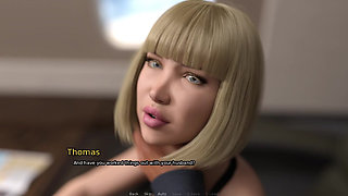 Grandma's House - Gameplay - Roleplay - Big Ass Wife Sucks Cock in Front of Cuck Husband in Plane