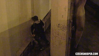 Czech snooper 5: filthy outdoor exhibitionist gives voyeurs a perfect view!