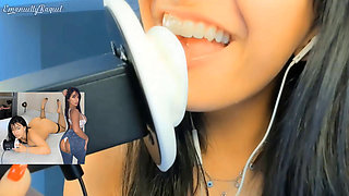 Asmr Intense Emanuelly Raquel Mouth Sounds Rubbing Her Pussy on Your Face