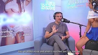 Cristinavegas, a Latina Webcam Model, Breaks Her Clitoris Riding the Fucking Machine on Juanbustospodcast.