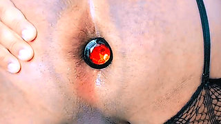 ENJOYING MY ANAL PLUG