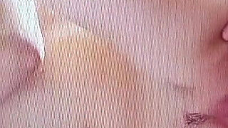 Tribute to my ex, Chastity. The video on the right screen was the day we met and her first ever porn