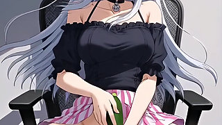 Hentai 2026! Compilation of a very playful secretary, student, and nurse