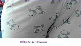 Rubbing Pussy with Pajamas- Cameltoe