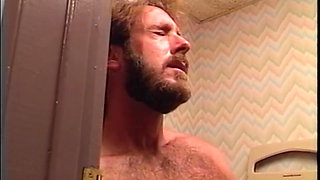 Blonde couple pussy fucking in the toilet