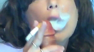 Ejaculate on My Face Me I Suck and Smoke