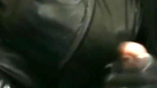 Cock Explodes Gloves