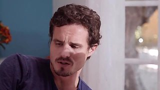 Lonely Stepsis Lena Anderson Offers Blowjob to Stepbrother - Taboo Cowgirl Fun