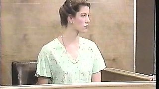 Blonde is flashing her big boobs in the outdoors