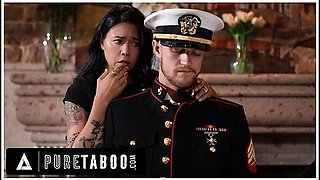 Lonely Widow Dana Vespoli Wants Stepson To Wear Gone Husband Military Uniform & Fuck Her