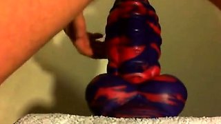 Anal Fun with Flint the Bad Dragon Amateur Gay Fisting Vide