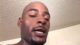 Superb coloured lady rides black dick like blazes for a bit of cum