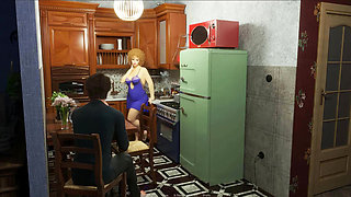 Smartass: horny husband fucks his pregnant wife in the kitchen ep 10