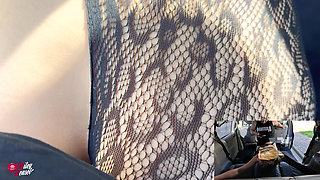 Blonde Nylon Slut Gets Her Ass Fucked While Tied up!!