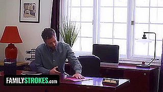 Haley Spades In Gorgeous Teen 18+ Haley Pranks Her Stepfather And Then Pulls His Pants Down To Make Up To Him