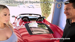 When you Said you Were Gonna Come I Didn't Expect this! Skylar Vox at YoungBusty