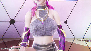 Mmd Mamamoo - Starry Night Evelynn Sexy Striptease League of Legends Hentai Uncensored