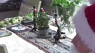 Santa Makes It Snow on 3 Naughty Girls