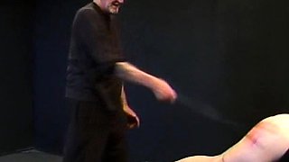 Amateur fetish BDSM action with redhead