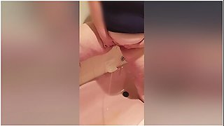 Dirty Bbw Smoking & Pissing Inside & Outside House Compilation