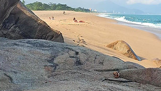Enjoying the Beach and Showing off My Body.