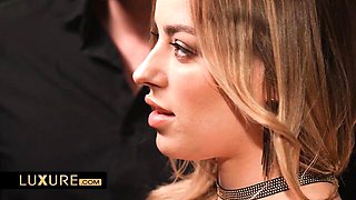 Anna Claire Clouds Shared Between Two Hungry Cocks