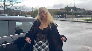 French MILF Emma Takes Double Penetration in Lesbian Threesome