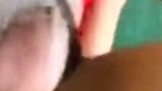 Trans Girl Stroking Her Big Dick