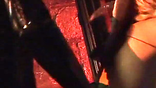 Stacey Saran and Leyla Black let a latex dude fuck them hard