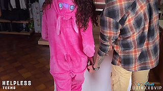 Stepdaddy Please! You Can Play but Don't Cum Inside! Innocent Stepdaughter Creampied