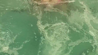 Davisdesires Is in the Pool Watch Her Pussy Drool