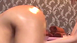 An Urban Esthetician Coats Herself in Oil Watching Reactions While Moving Her Hips Without Holding Back Part2