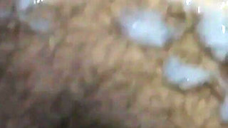 Beautiful Stepmom Filled with Cum in Her Hairy Pussy and Big Ass, Masturbation Compilation.