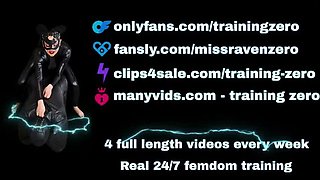 Real Homemade MILF Wife Training - Femdom Facesitting & BDSM Slave Orgasm